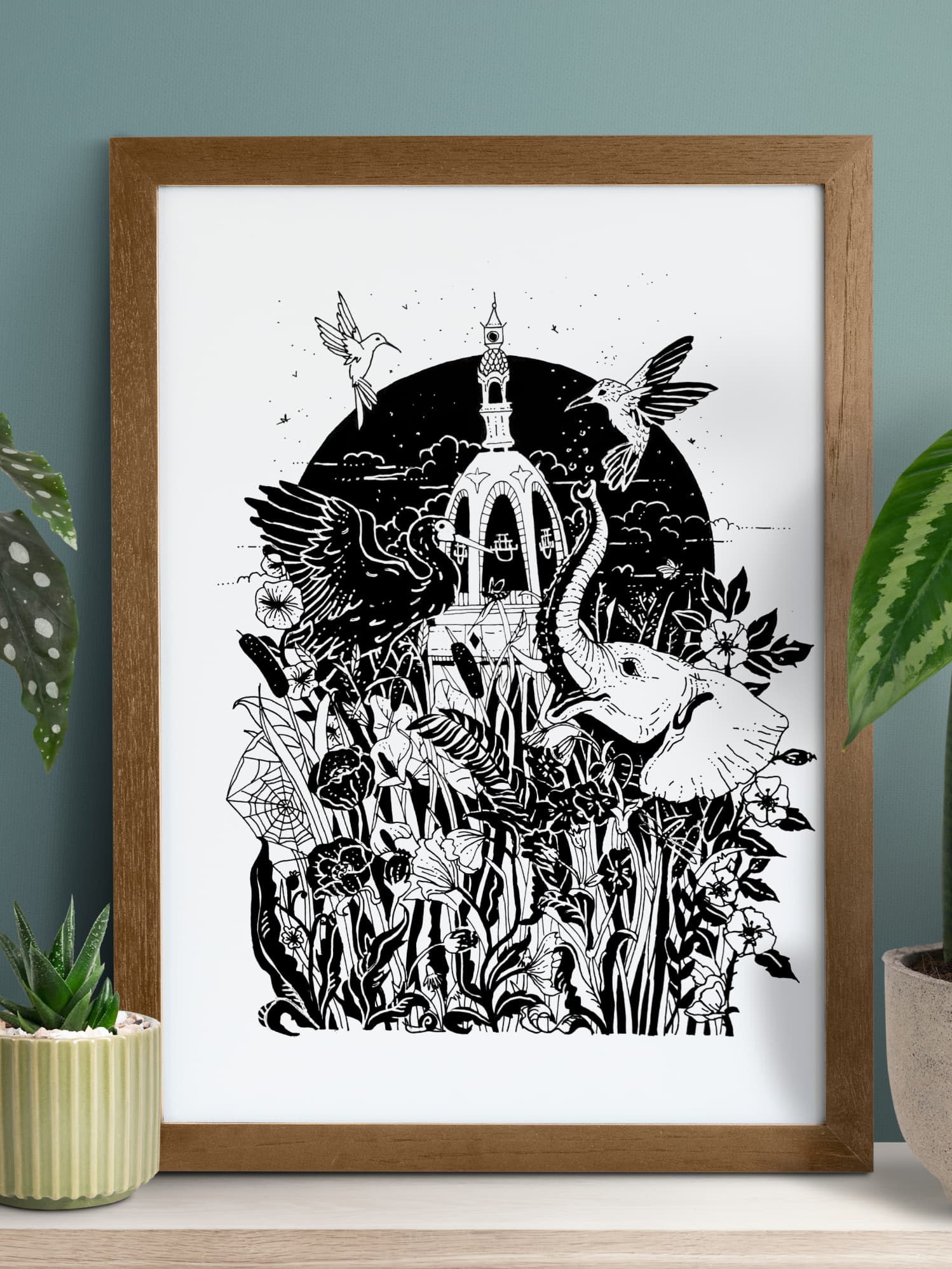 L'Éléphant, le Cormoran et les Colibris